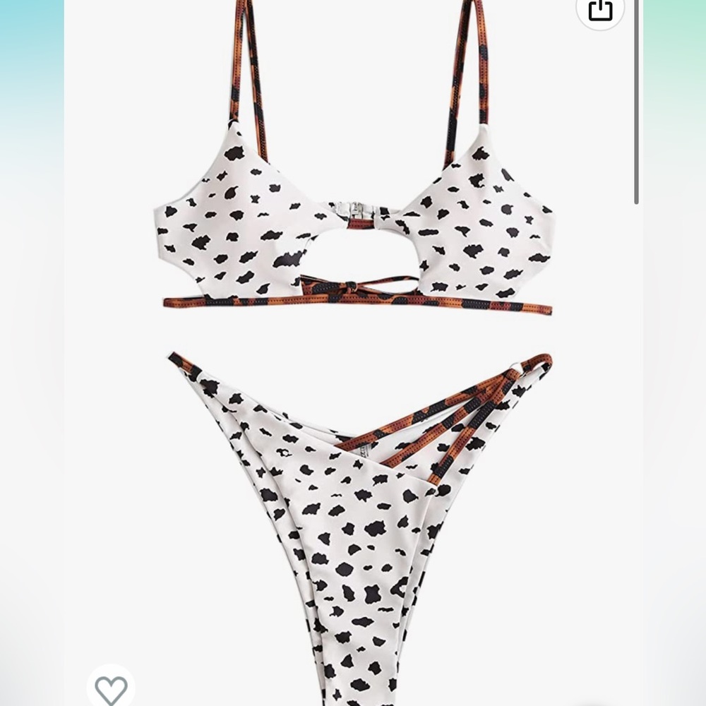 ZAFUL Women's Sexy Cutout Bikini Set Two Piece Swimsuit